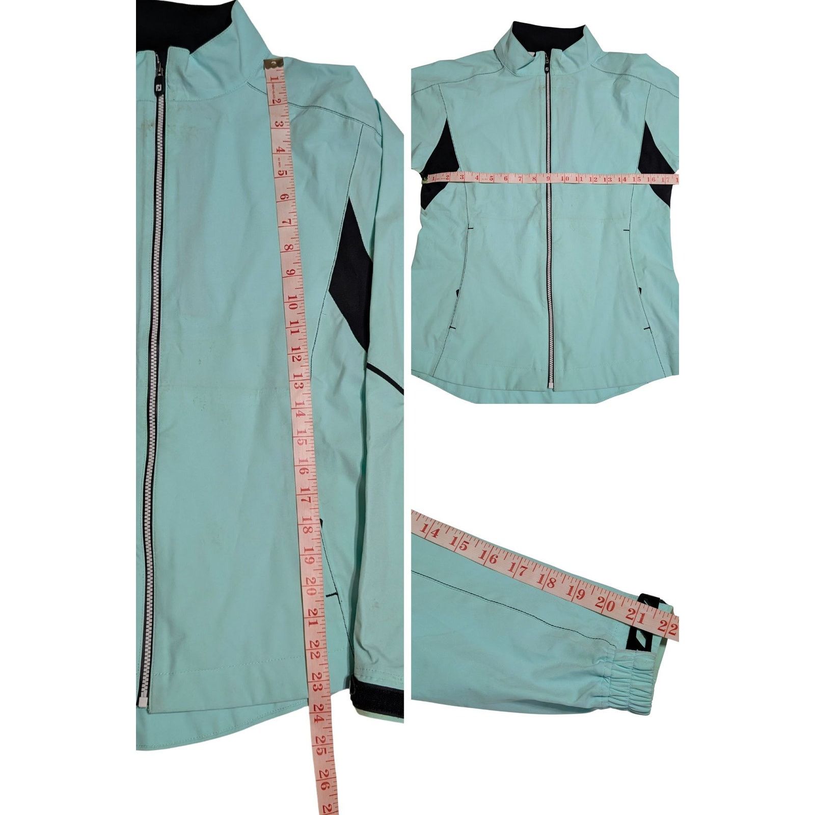 Footjoy FootJoy DryJoys Golf Jacket Teal Women’s Size XS USED Size XS / US 0-2 / IT 36-38 - 8 Thumbnail