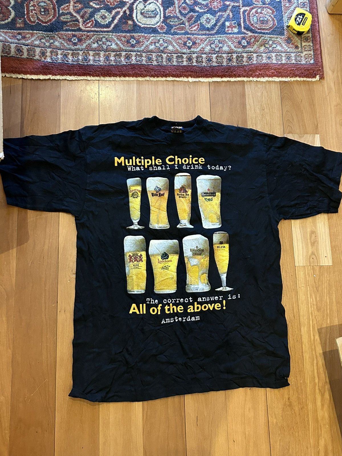Heineken × Vintage Vintage Amsterdam Beer Tshirt Size US L / EU 52-54 / 3 - 1 Thumbnail