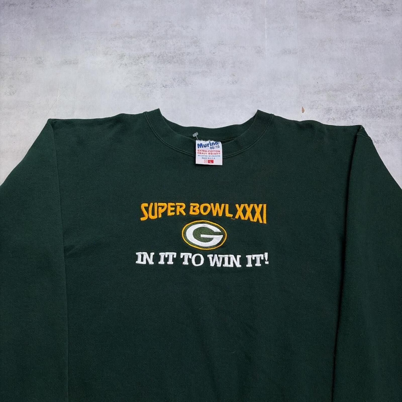 NFL Vintage NFL Packers Super Bowl XXXI Crewneck Sweater Size US L / EU 52-54 / 3 - 3 Thumbnail