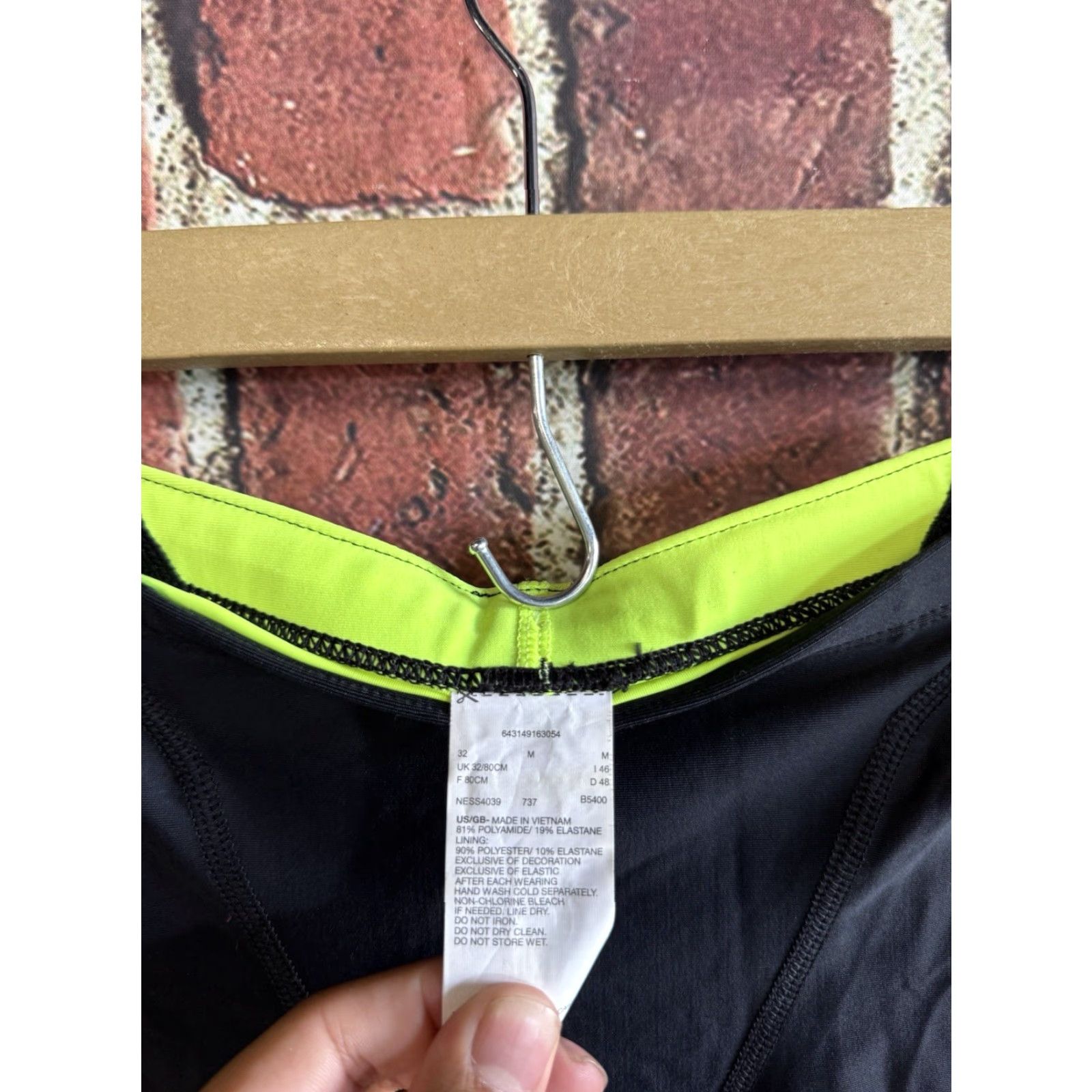 Nike Nike Mens Black Compression Dive Shorts Size M Regular Pull On Dress Size US 31 - 3 Thumbnail