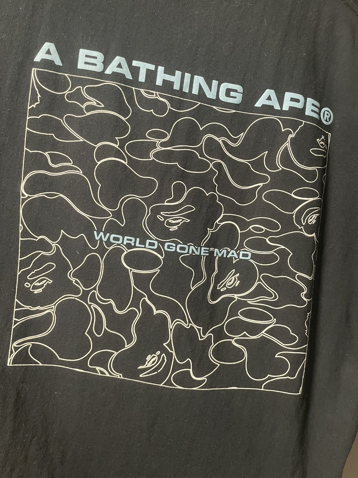 Bape Bape tee black L Size US L / EU 52-54 / 3 - 1 Thumbnail