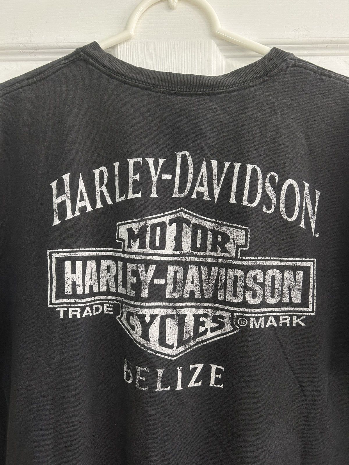 Harley Davidson Harley Davidson Belize Faded Motorcycle Graphic Tshirt Size US XL / EU 56 / 4 - 4 Thumbnail