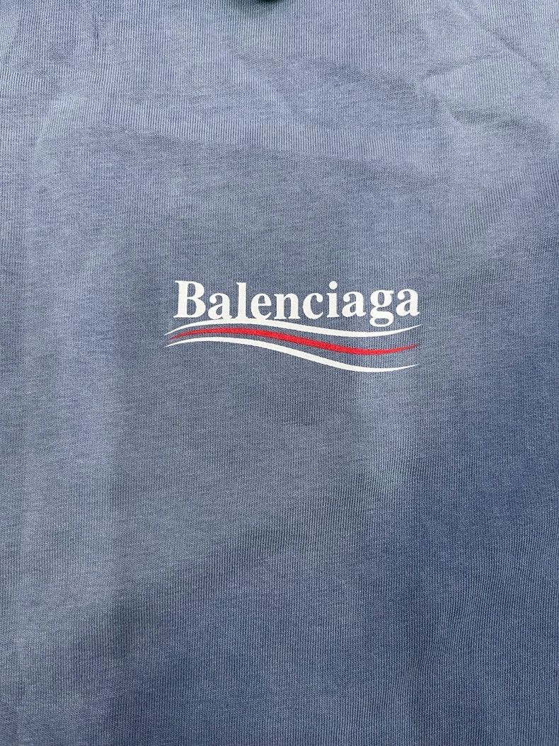 Balenciaga Balenciaga Short-sleeved T-shirt with half-high collar and Size US S / EU 44-46 / 1 - 3 Thumbnail