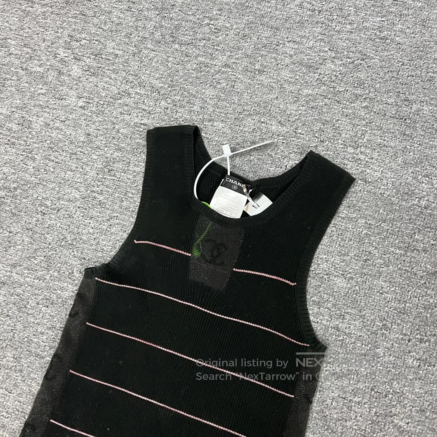 Chanel Chanel Double C-shaped vest with side-stitching and knitte Size M / US 6-8 / IT 42-44 - 3 Thumbnail