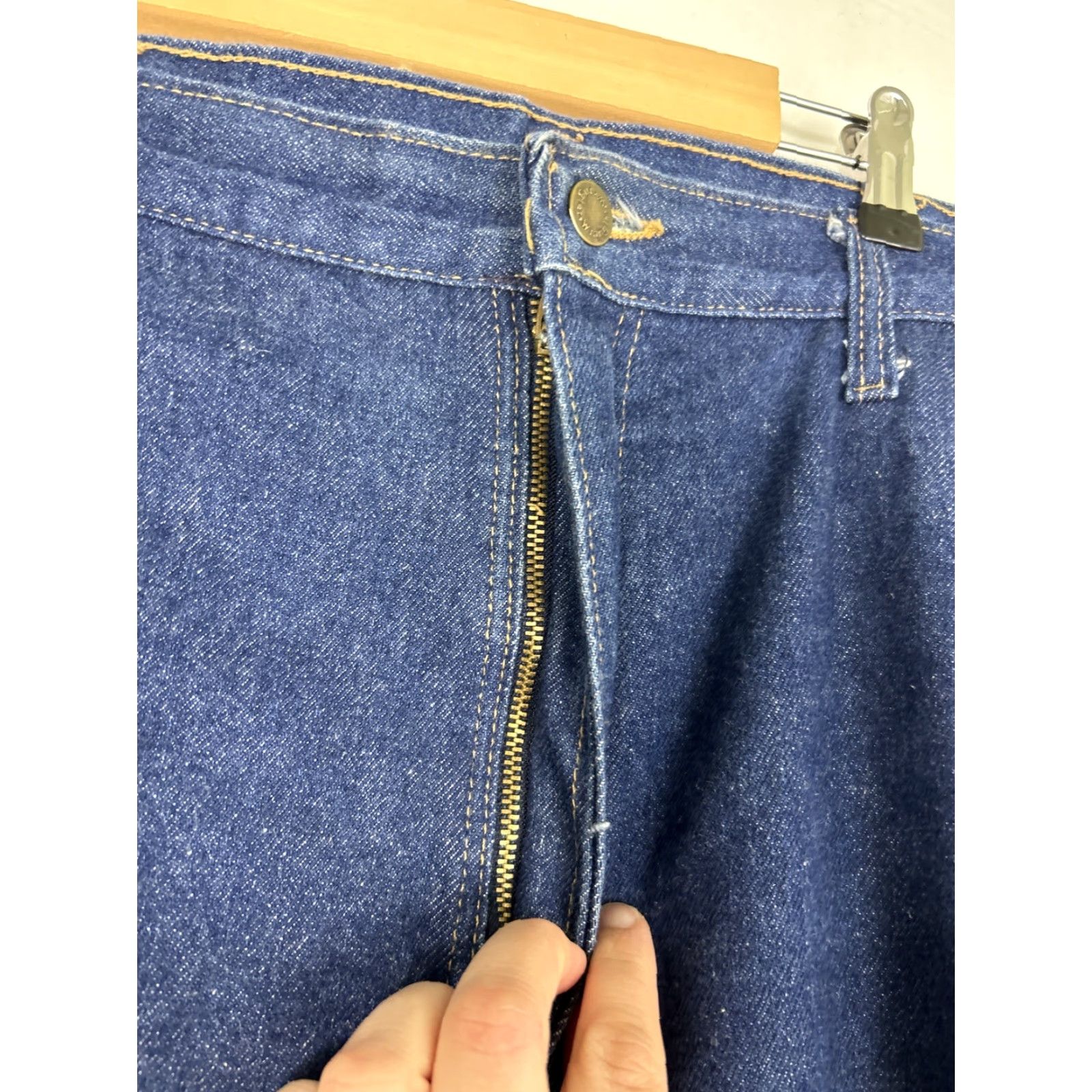 Wrangler Wrangler Rugged Wear Jeans Denim Blue 42x30 Lined Fleece Insulated 33213MW Men Regular Belt Loops 5-Pocket Zip Size US 42 / EU 58 - 6 Thumbnail
