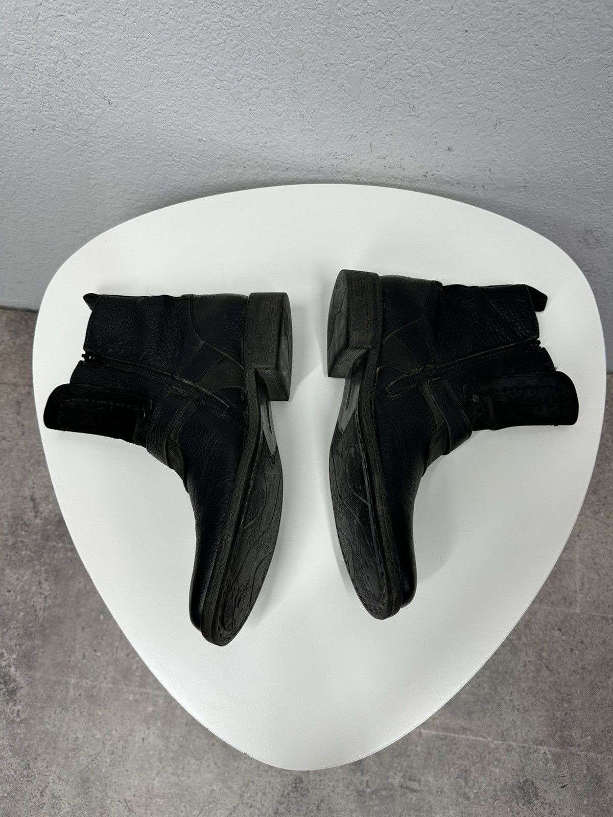 Ecco AS 98 Vibe Artisan Black Leather Side Zip Ankle Biker Boots Size US 9 / EU 42 - 11 Thumbnail