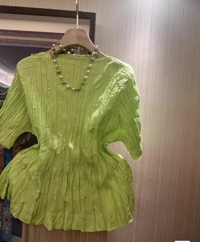 Issey Miyake issey miyake Green pleated coat Size M / US 6-8 / IT 42-44 - 2 Thumbnail