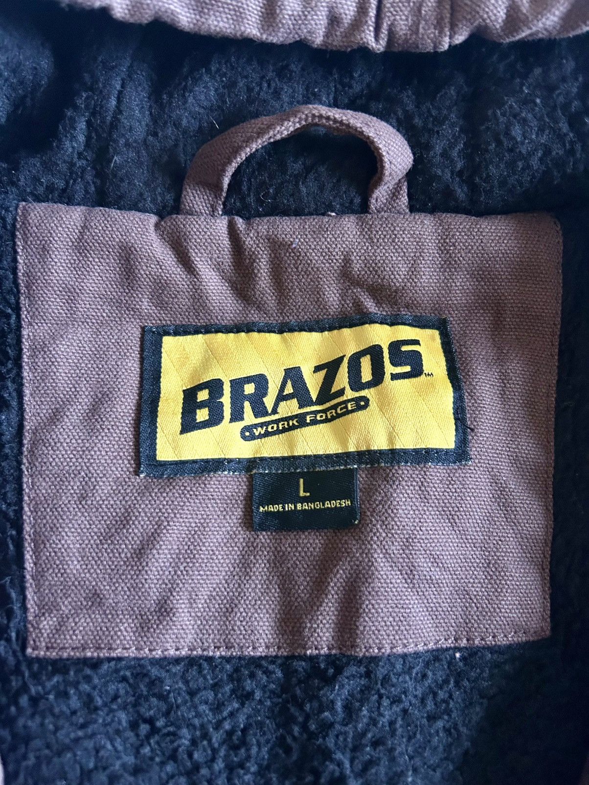 Other Brazos Workwear Hooded Canvas Jacket - Brown - Size L Size US L / EU 52-54 / 3 - 7 Thumbnail