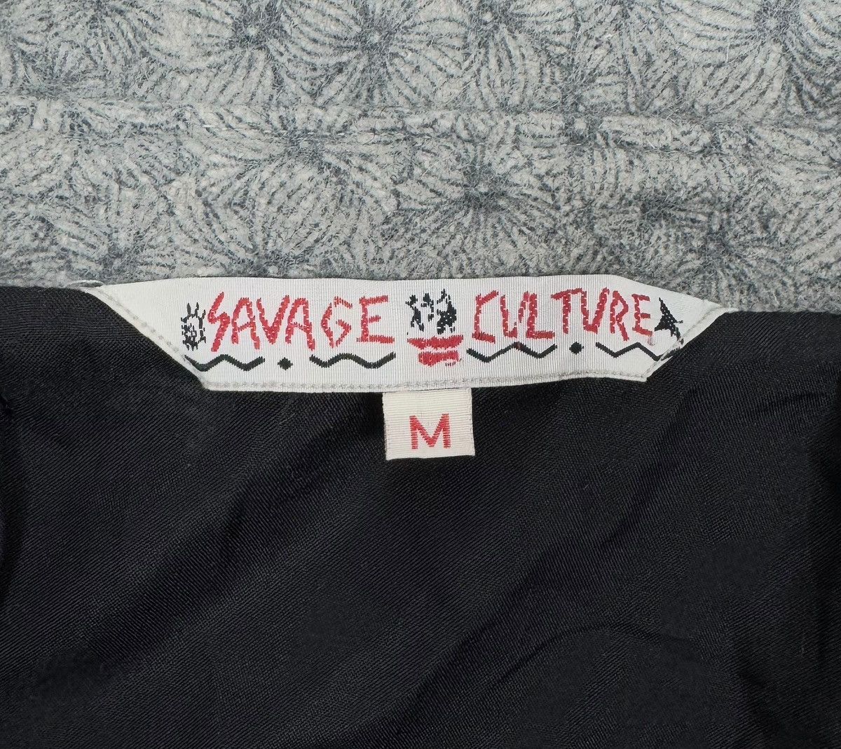 Designer Savage Culture Wool-Nylon Printed Jacket Full-Zip size M Size M / US 6-8 / IT 42-44 - 15 Thumbnail