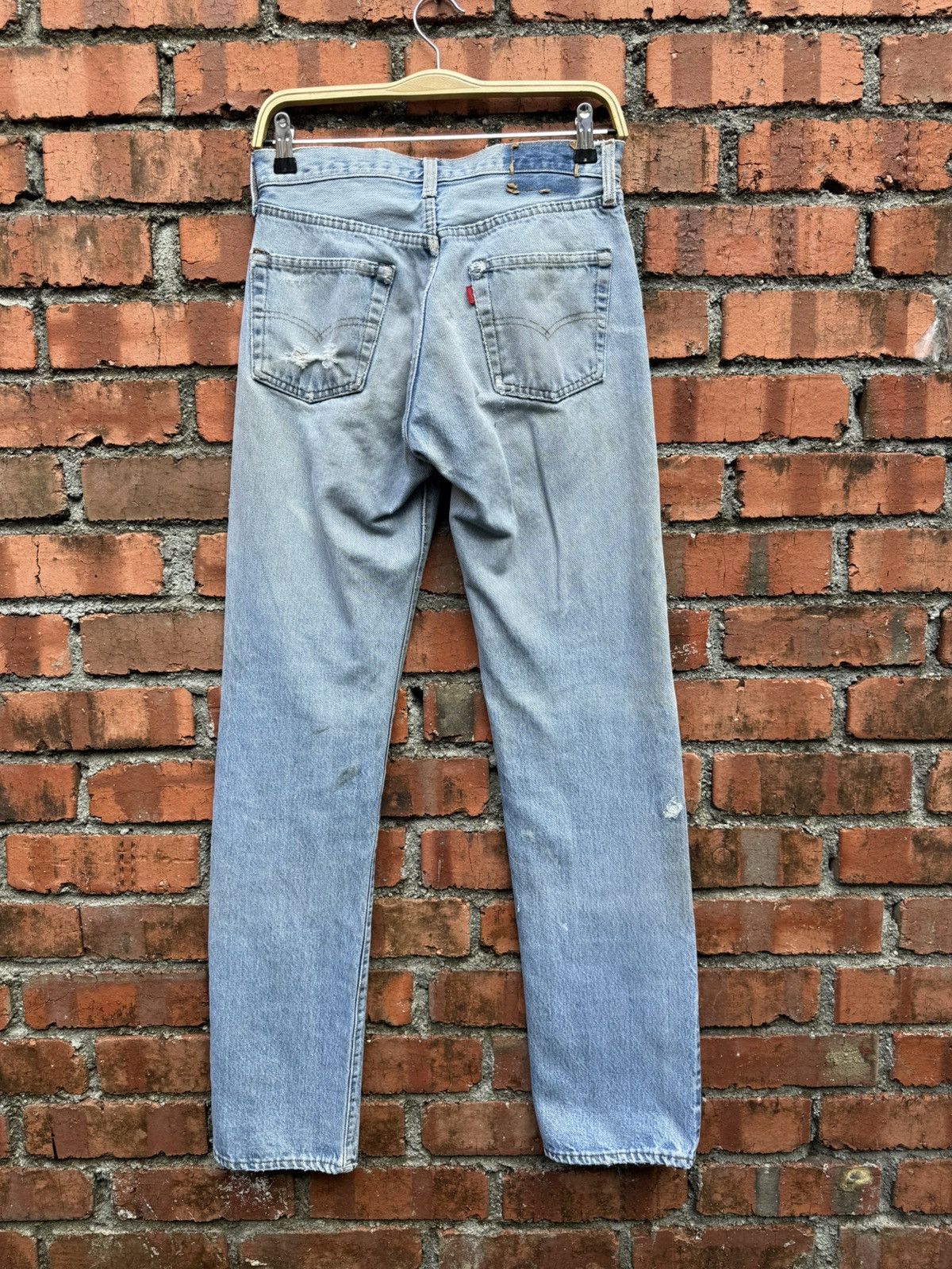 Levi's Vintage Clothing W29x33 Vintage levi’s 501 redline repaired 80s made in USA Size US 29 - 2 Thumbnail