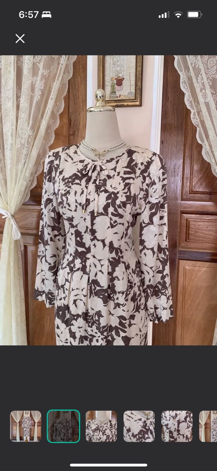 Pierre Balmain Pierre Balmain Vintage Silk Dress Size M / US 6-8 / IT 42-44 - 2 Thumbnail