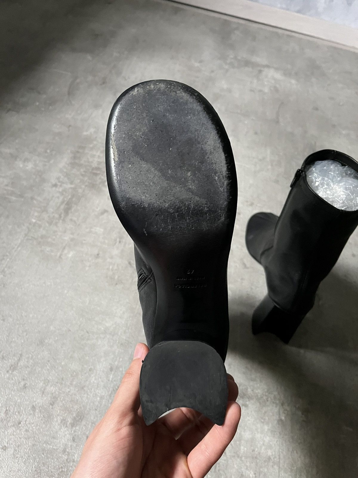Balenciaga Balenciaga F/W 2022 Glove Boots leather black Size US 9 / EU 42 - 13 Thumbnail