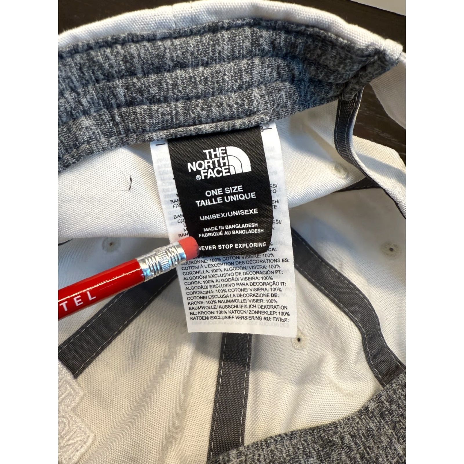 The North Face The North Face Hat Mens One Size White Twill Strapback Adjustable Logo NF Mens Size ONE SIZE - 7 Thumbnail