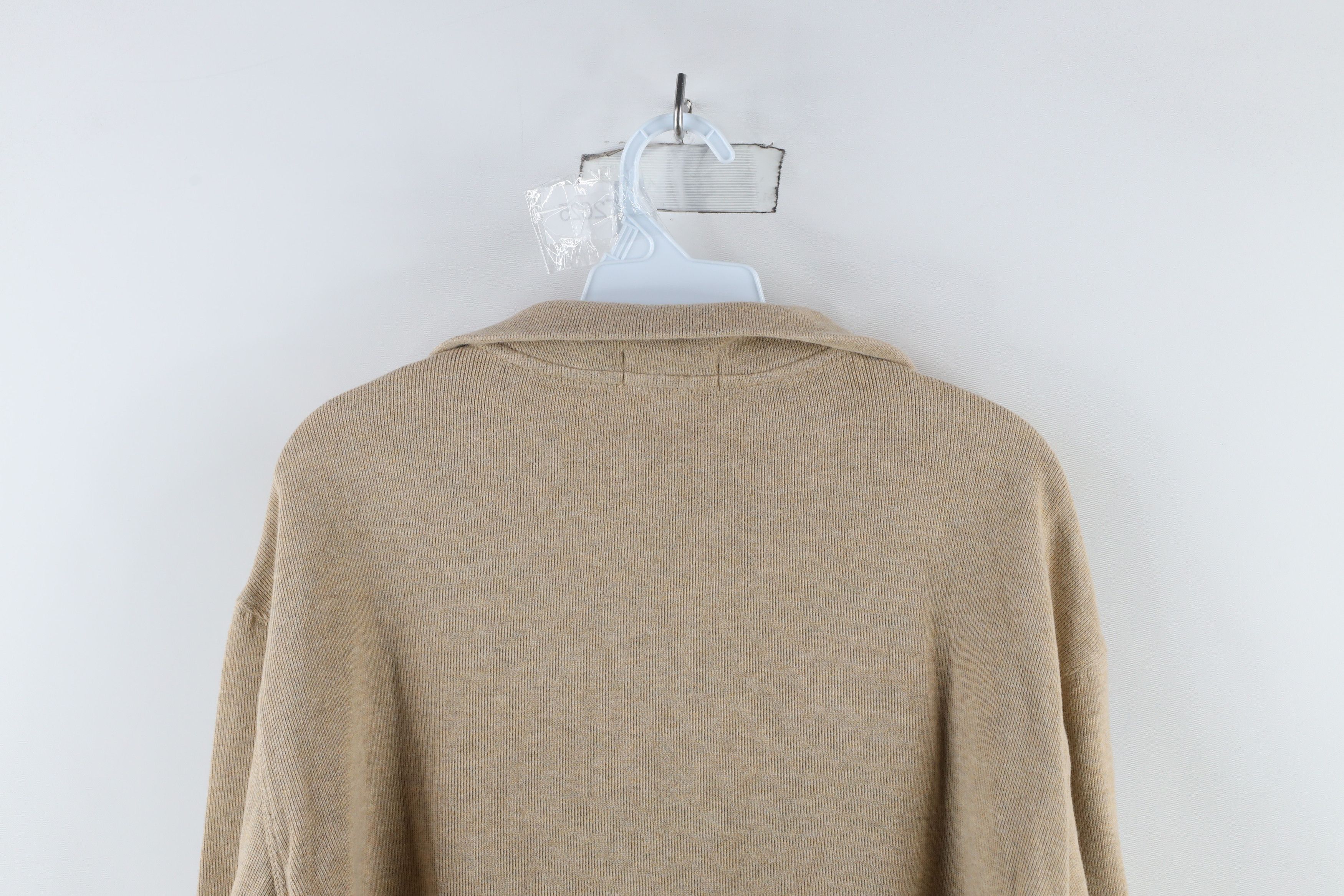 Ralph Lauren × Vintage Vintage Ralph Lauren Knit Half Zip Pullover Sweater Beige Size US XL / EU 56 / 4 - 12 Thumbnail