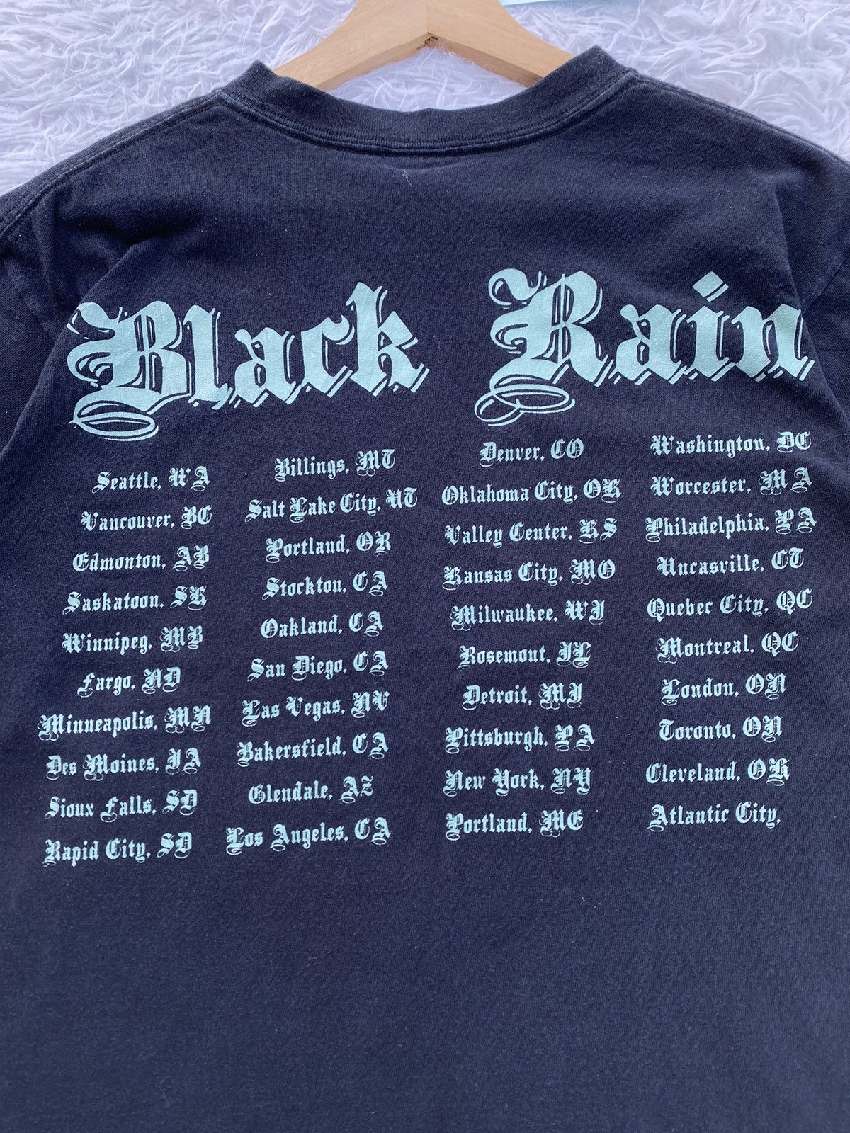 Band Tees Rare Vintage Ozzy Osbourne “Black Rain” Tshirt Size US M / EU 48-50 / 2 - 22 Thumbnail