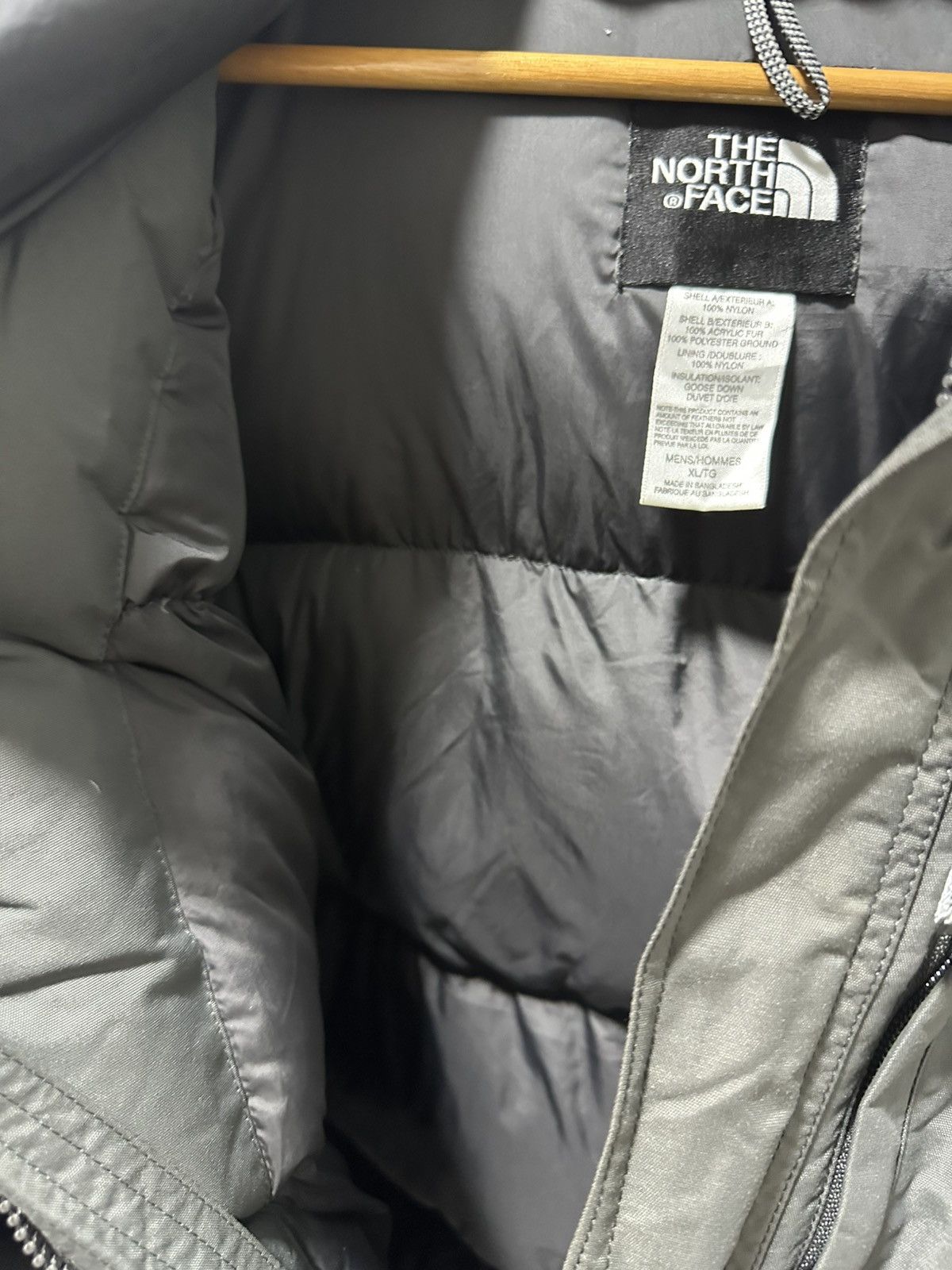 The North Face Vintage The north face Puffer Jacket Design with Hoodie Size US XL / EU 56 / 4 - 9 Thumbnail