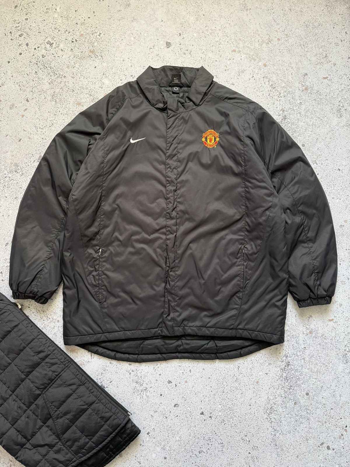 Nike Vintage 2 in 1 Nike manchester united jacket + vest Size US XL / EU 56 / 4 - 3 Thumbnail