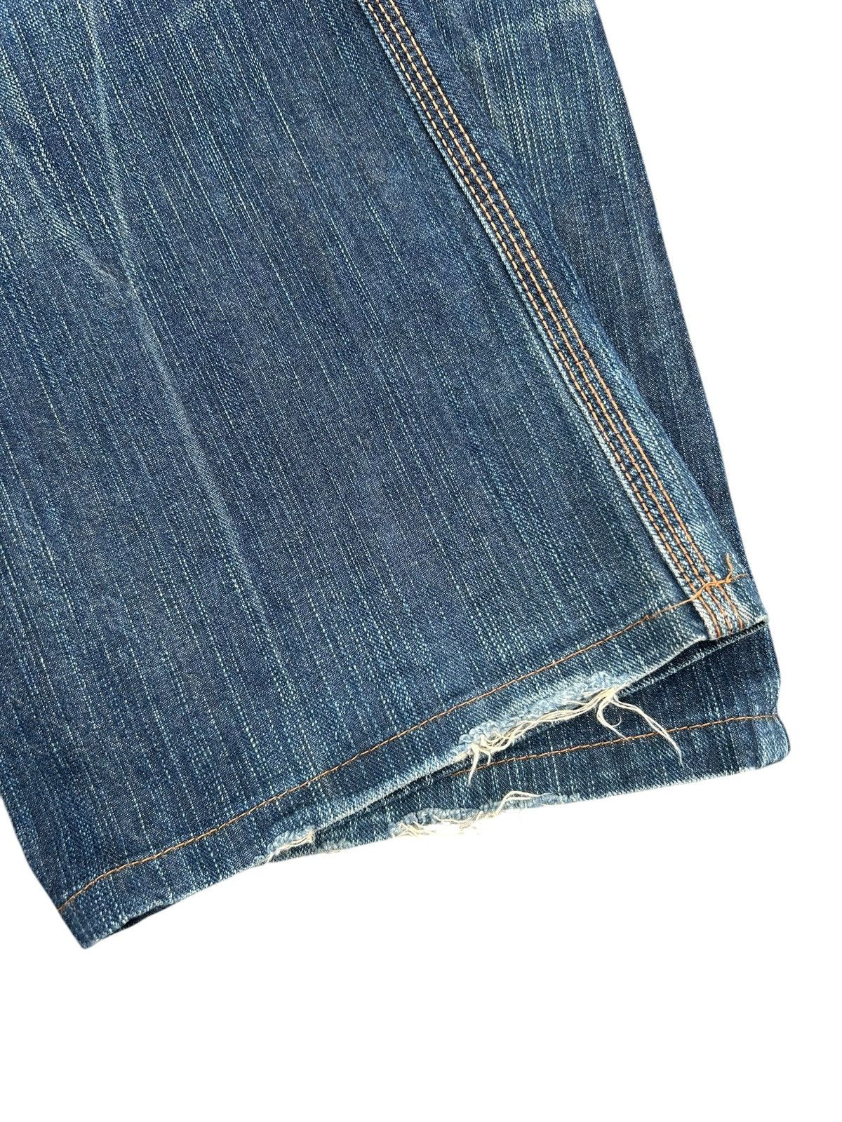Kapital Flare Vintage Edwin Buckle Back Rusty Distressed Denim Jeans Size US 32 / EU 48 - 10 Thumbnail