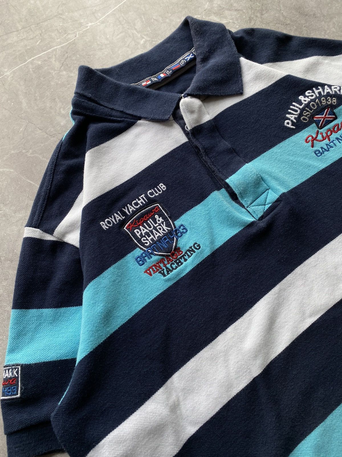 Paul & Shark Paul & Shark Yachting F24 Kipawa Royal Yacht Club Polo Size US L / EU 52-54 / 3 - 3 Thumbnail