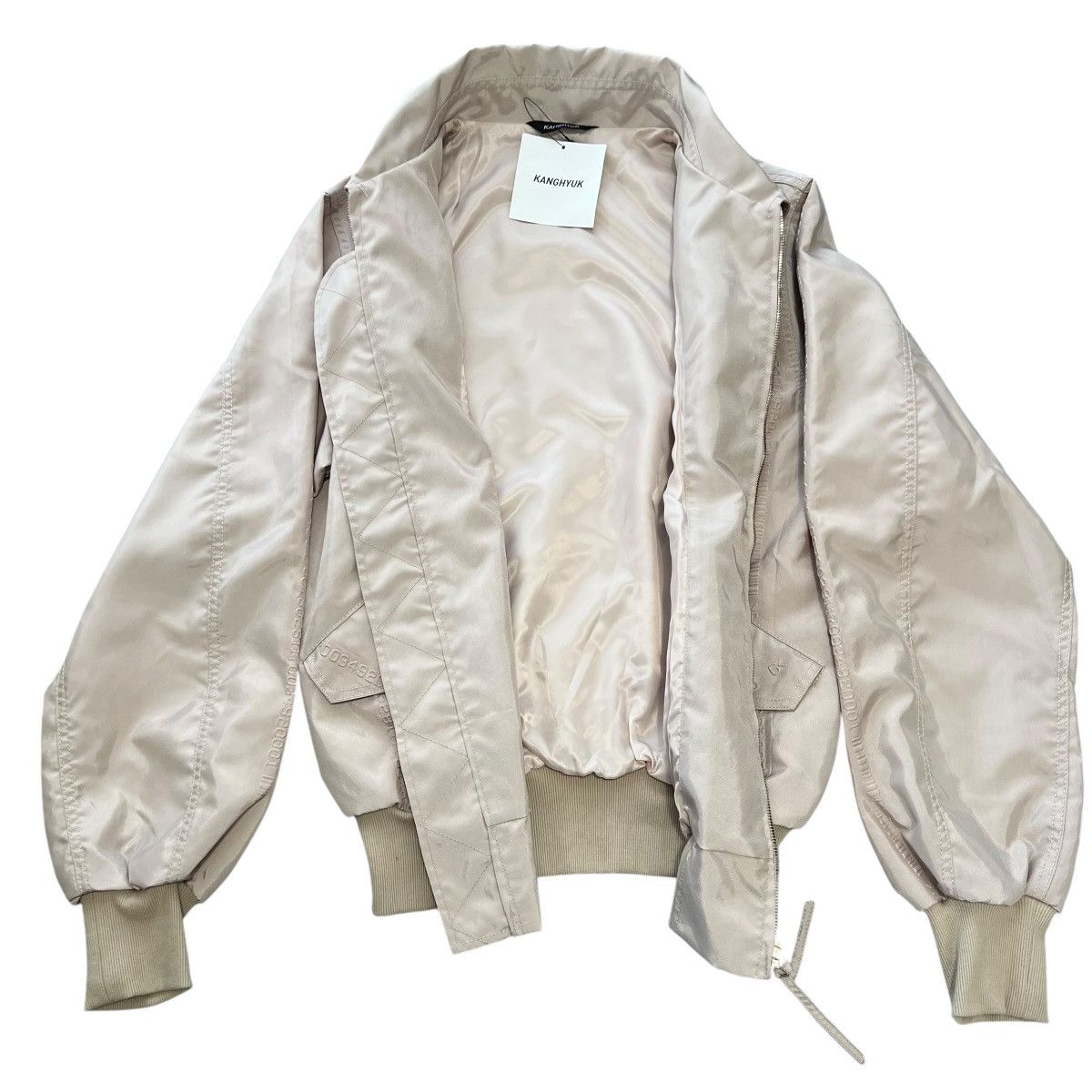 KANGHYUK KANGHYUK 2022SS Barcode Embossed Bomber Jacket Size US S / EU 44-46 / 1 - 6 Thumbnail