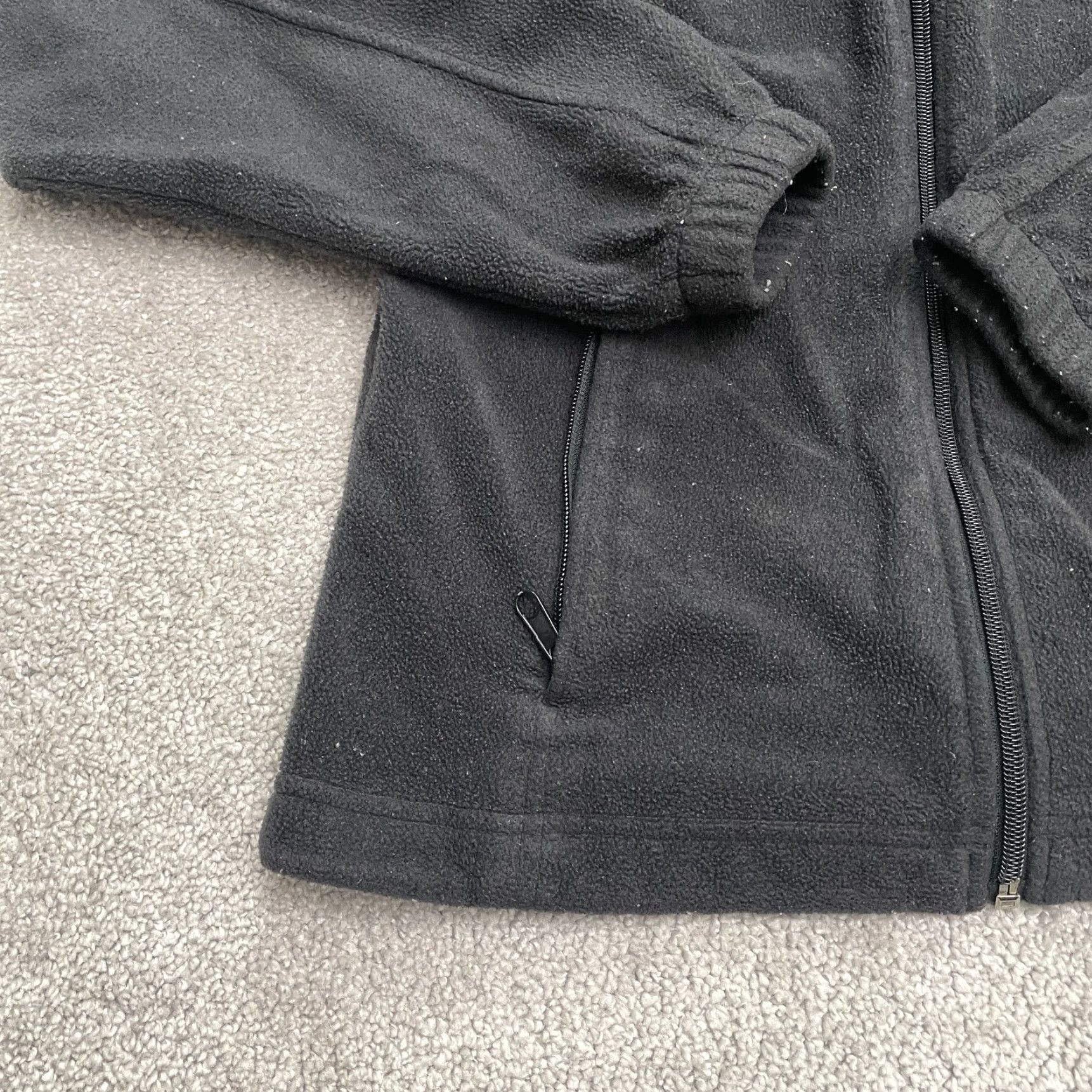 Vintage Columbia Benton Springs Fleece Jacket Womens PM Black Full Zip Outdoor Hiking Size M / US 6-8 / IT 42-44 - 4 Thumbnail