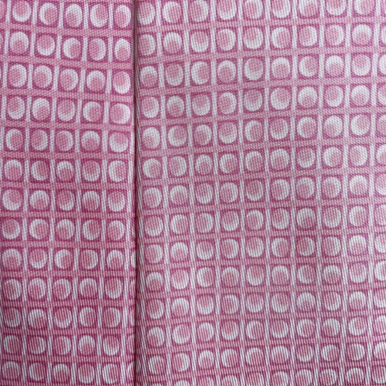 Hermes Hermes Paris Silk Tie 5333 TA Geometry Pink Size ONE SIZE - 1 Thumbnail