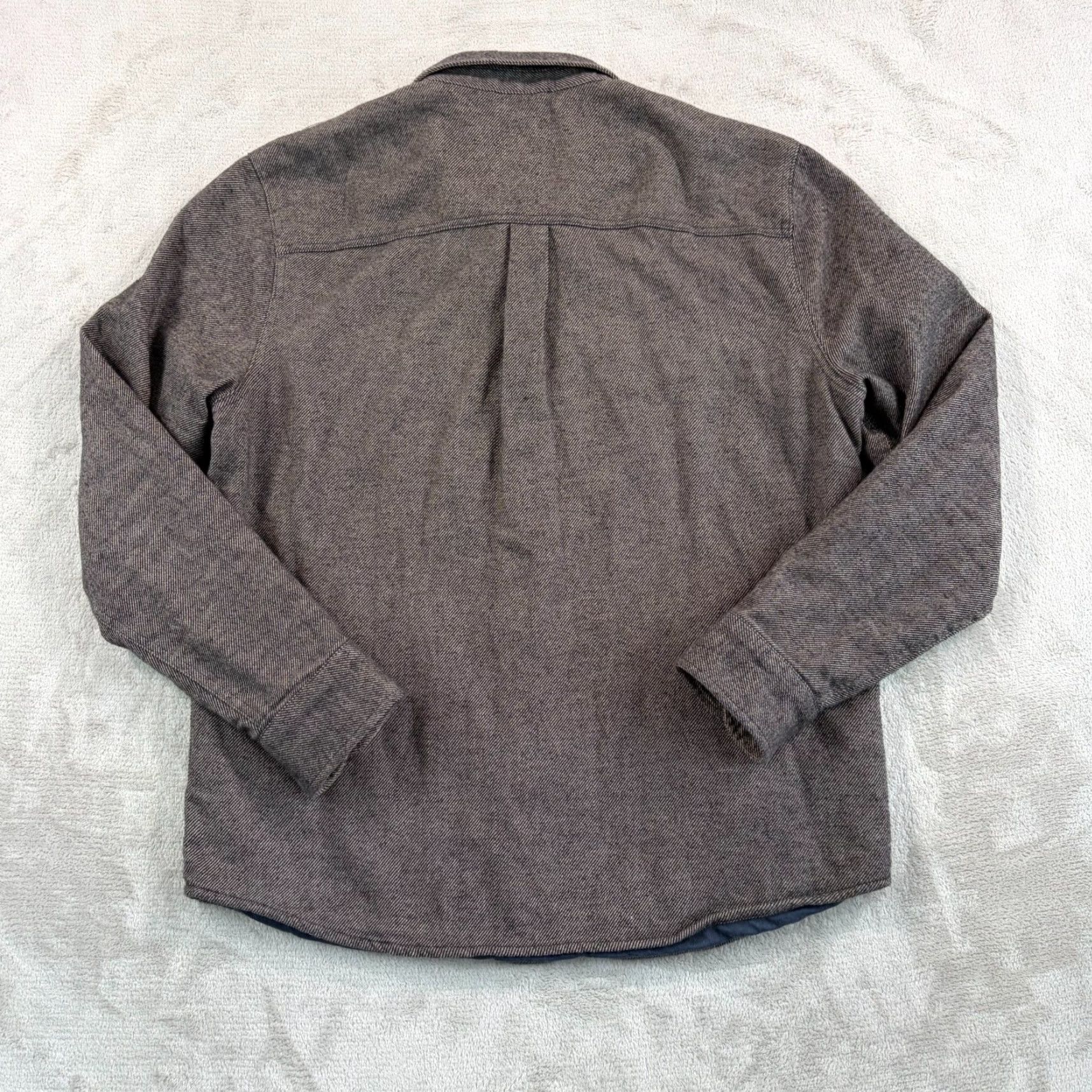 Marine Layer Marine Layer Signature Lined Camping Shirt Medium Brown Mens Long Sleeve Button-Up Collared Flannel Size US M / EU 48-50 / 2 - 5 Thumbnail