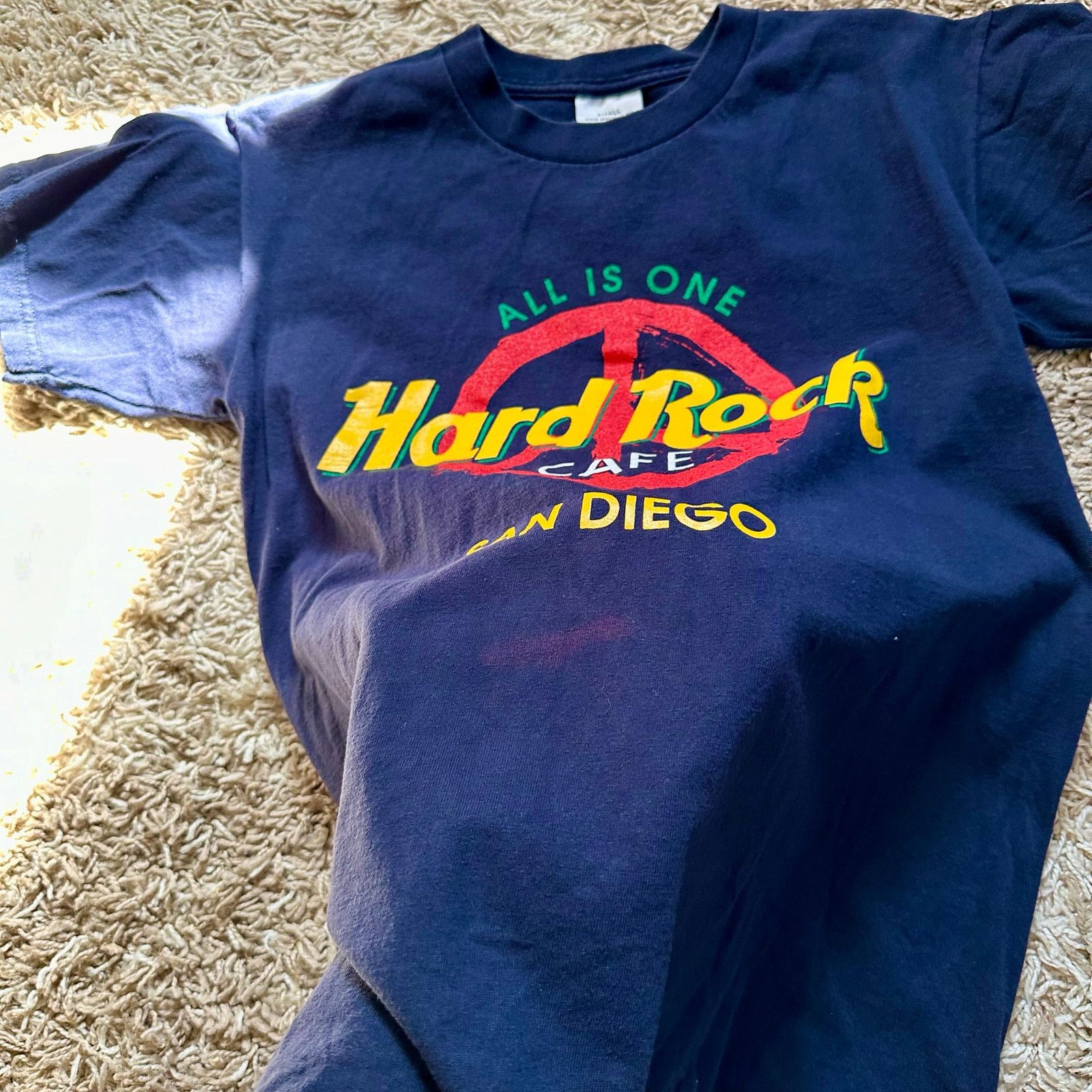 Hard Rock Cafe Vintage Hard Rock Cafe San Diego Navy T-shirt Tee Made USA Size US S / EU 44-46 / 1 - 8 Thumbnail