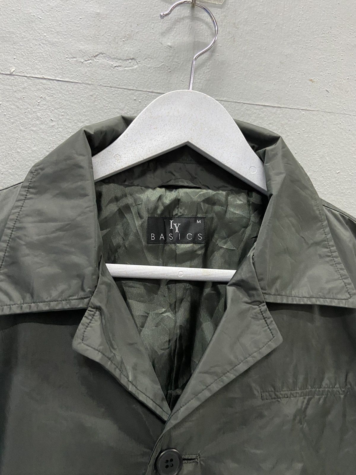 Issey Miyake IY BASICS BY ISSEY MIYAKE BUTTON UP NYLON JACKET Size US M / EU 48-50 / 2 - 2 Thumbnail
