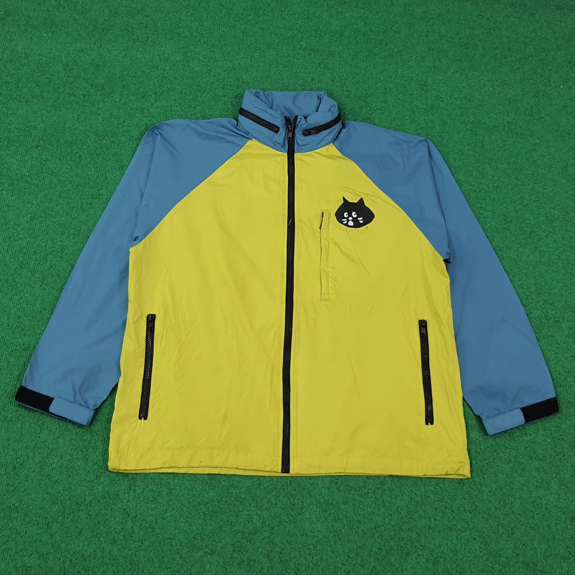 Issey Miyake × Ne-Net × Vintage Vintage Ne-Ney Japan Designer Brand Windbreaker Jacket Size US L / EU 52-54 / 3 - 1 Thumbnail