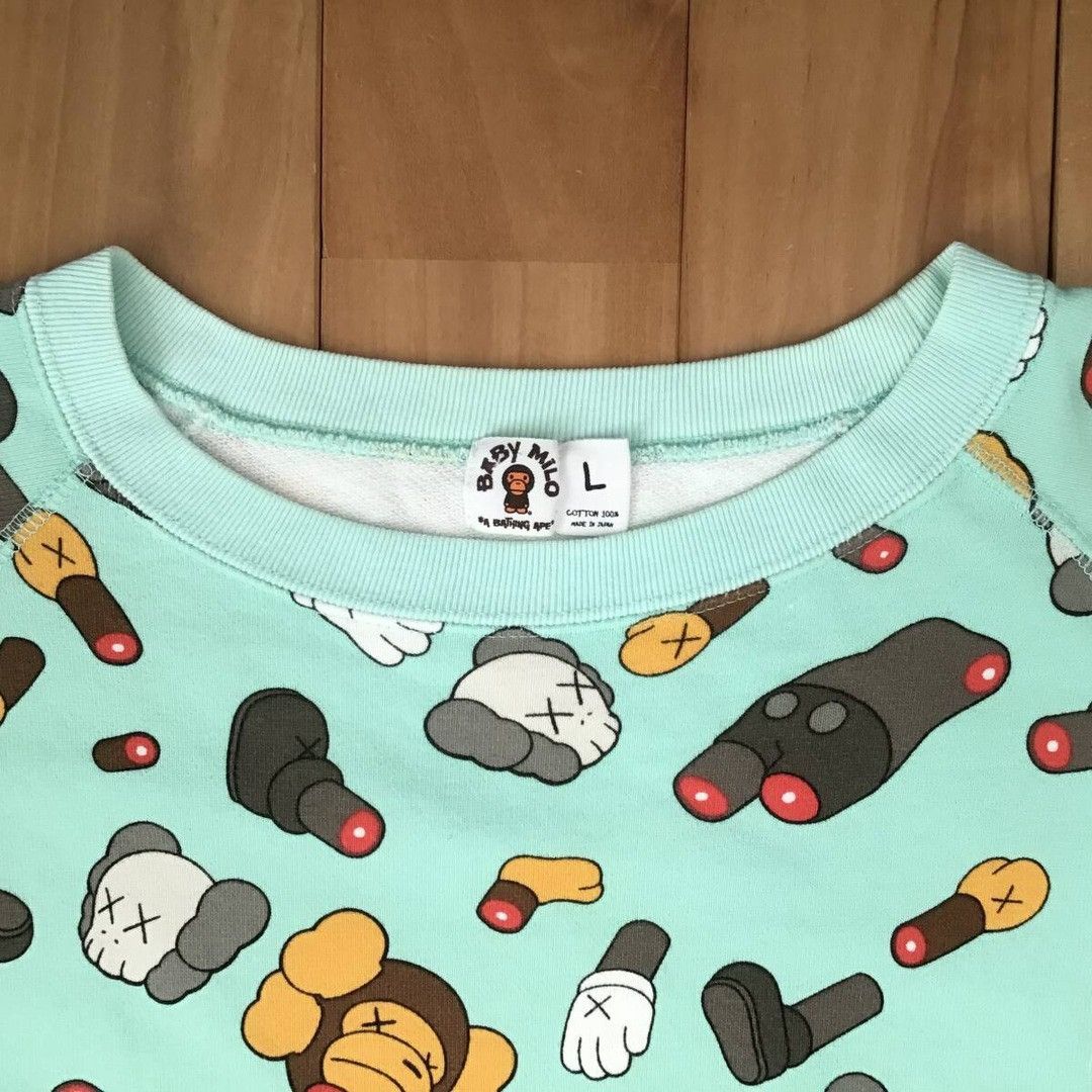 Bape × Kaws × Nigo BAPE × kaws milo companion sweat shirt a bathing ape NIGO Size US L / EU 52-54 / 3 - 5 Thumbnail