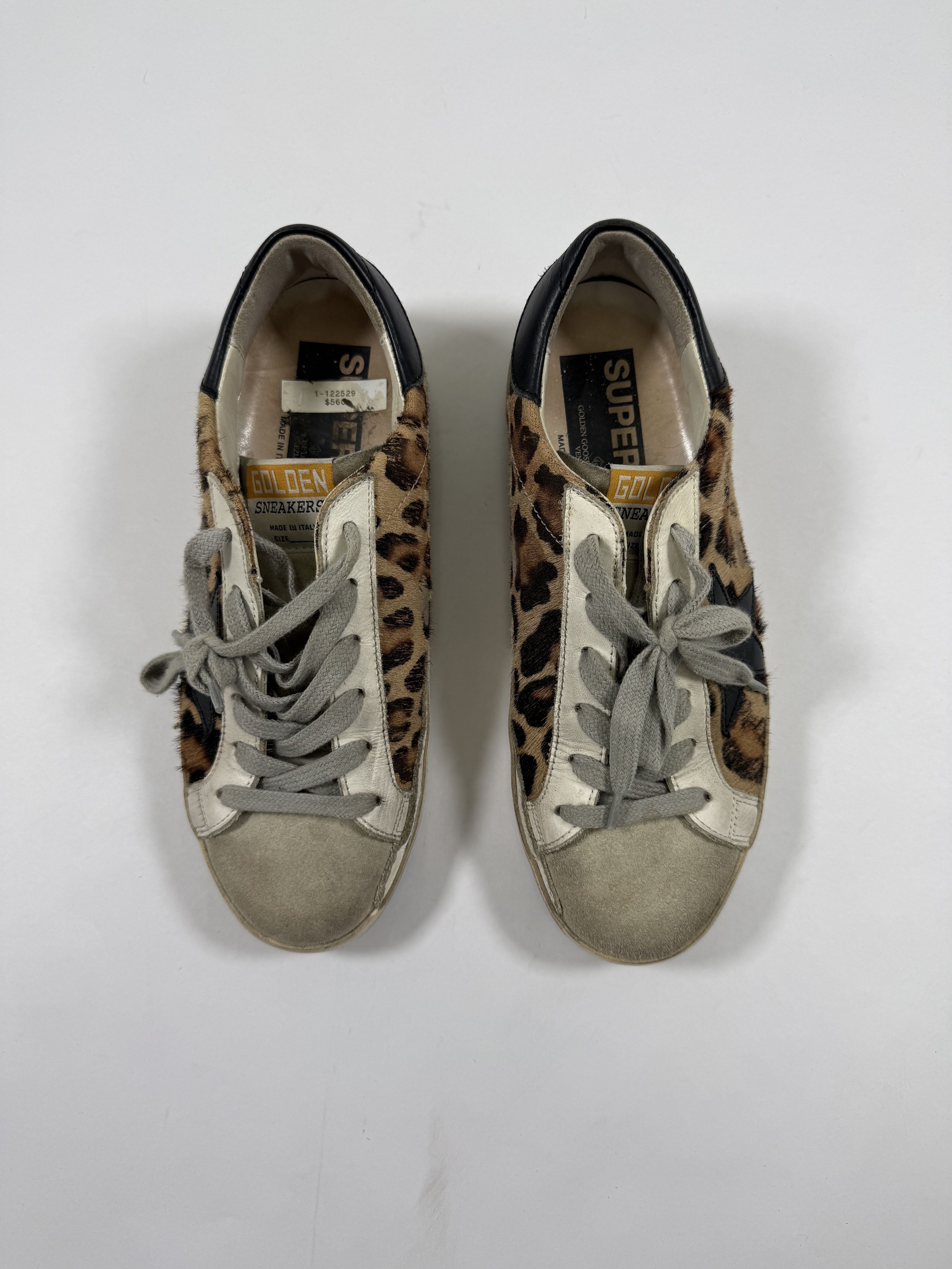 Golden Goose Low Top Superstar Cheetah Sneakers