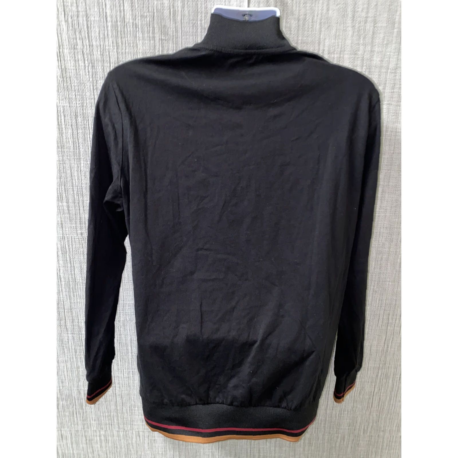 Vintage Nick Danger Mens Jacket 1/2 Zip Pullover Black L Size US L / EU 52-54 / 3 - 5 Thumbnail