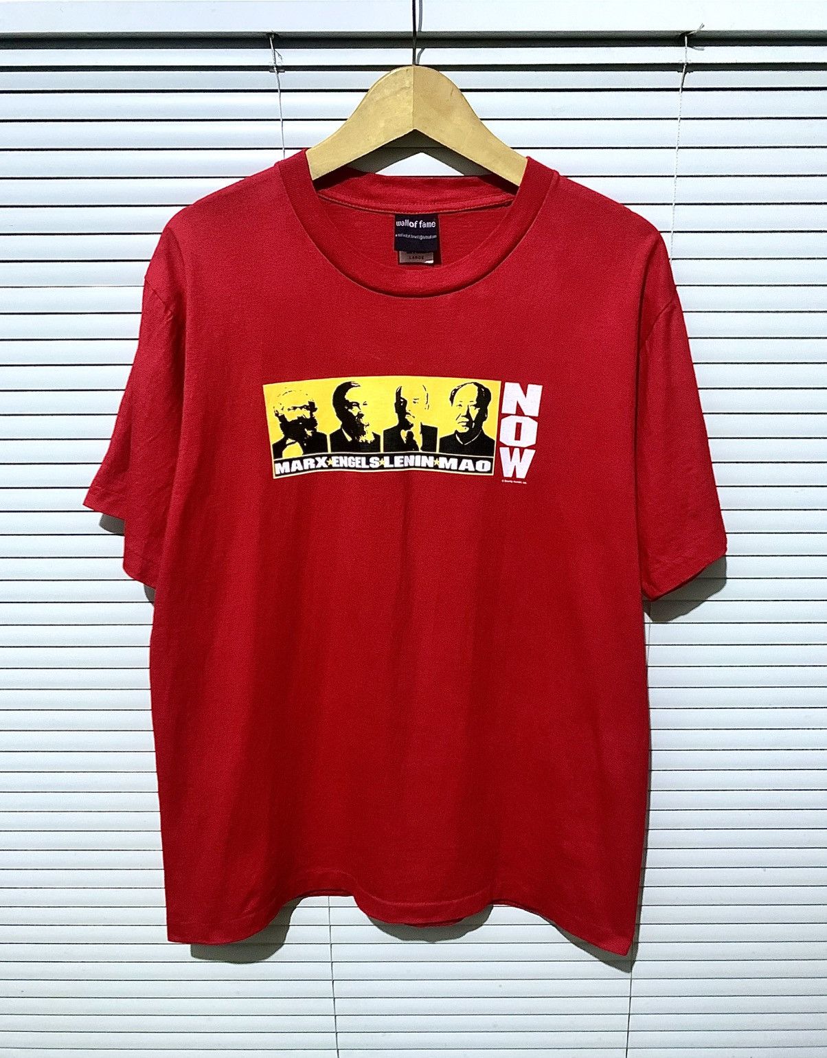 Vintage 90s Bounty Hunter Marx Engels Lenin Mao T-Shirt