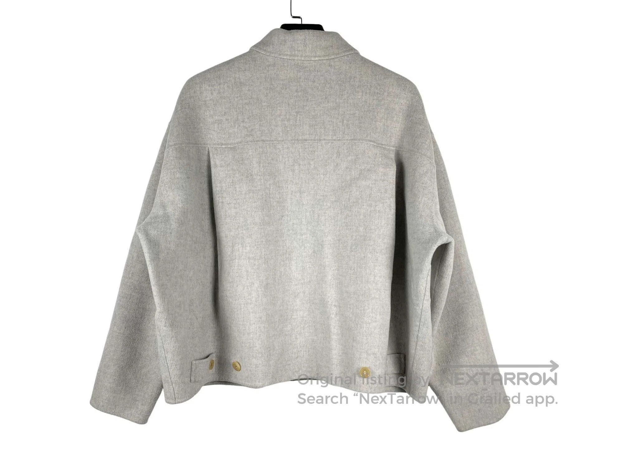 Acne Studios Acne Studios Grey Wool Zipper Jacket Size US S / EU 44-46 / 1 - 2 Thumbnail