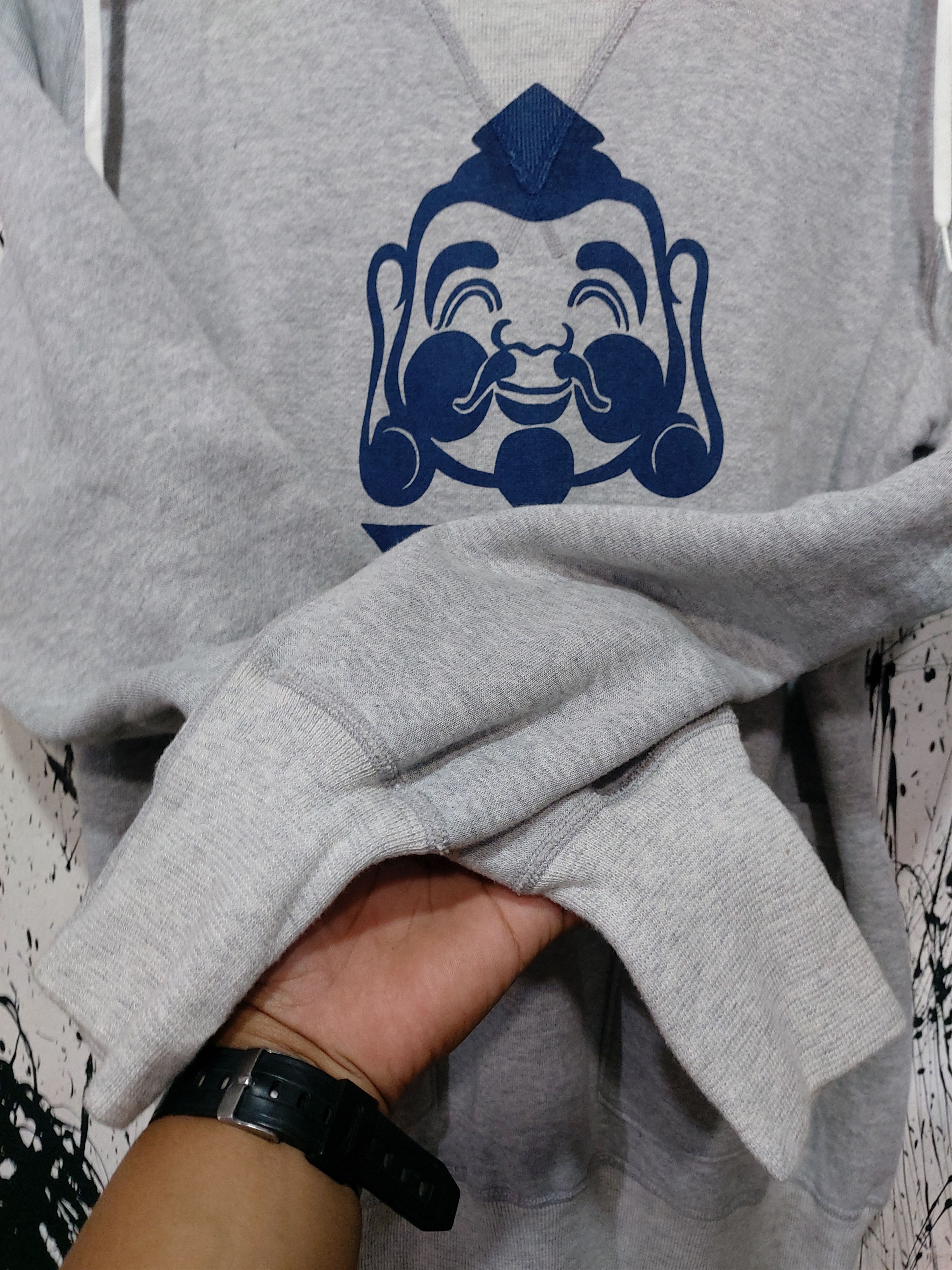 Evisu 90'S OG EVISU GODHEAD LOGO HOODIE Size US M / EU 48-50 / 2 - 5 Thumbnail