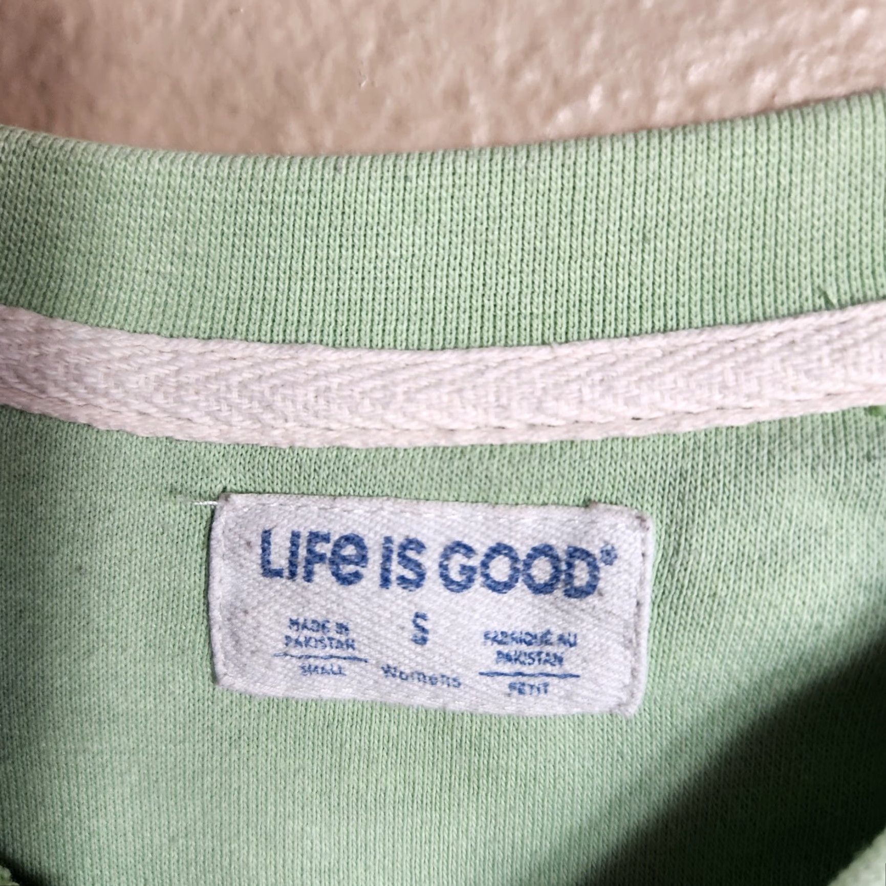 Life is Good **Green Life Is Good Women's French Terry Crew Sweatshirt |S|** User: **Green Life Is Good Women's Crew Sweatshirt |S|** Size S / US 4 / IT 40 - 4 Thumbnail