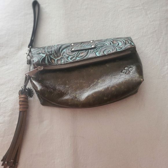 Patricia Nash Patricia Nash Deep Mossy Green & Tooled Turquoise Etching Zi Size ONE SIZE - 3 Thumbnail