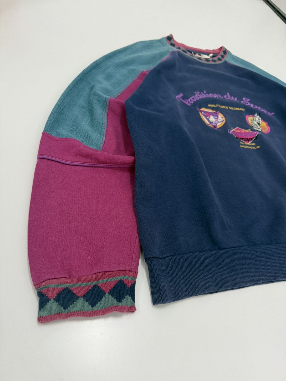 Le Coq Sportif 🔥 Vintage 90's Le Coq Sportif Grenoble Sport Sweatshirt Size US M / EU 48-50 / 2 - 3 Thumbnail