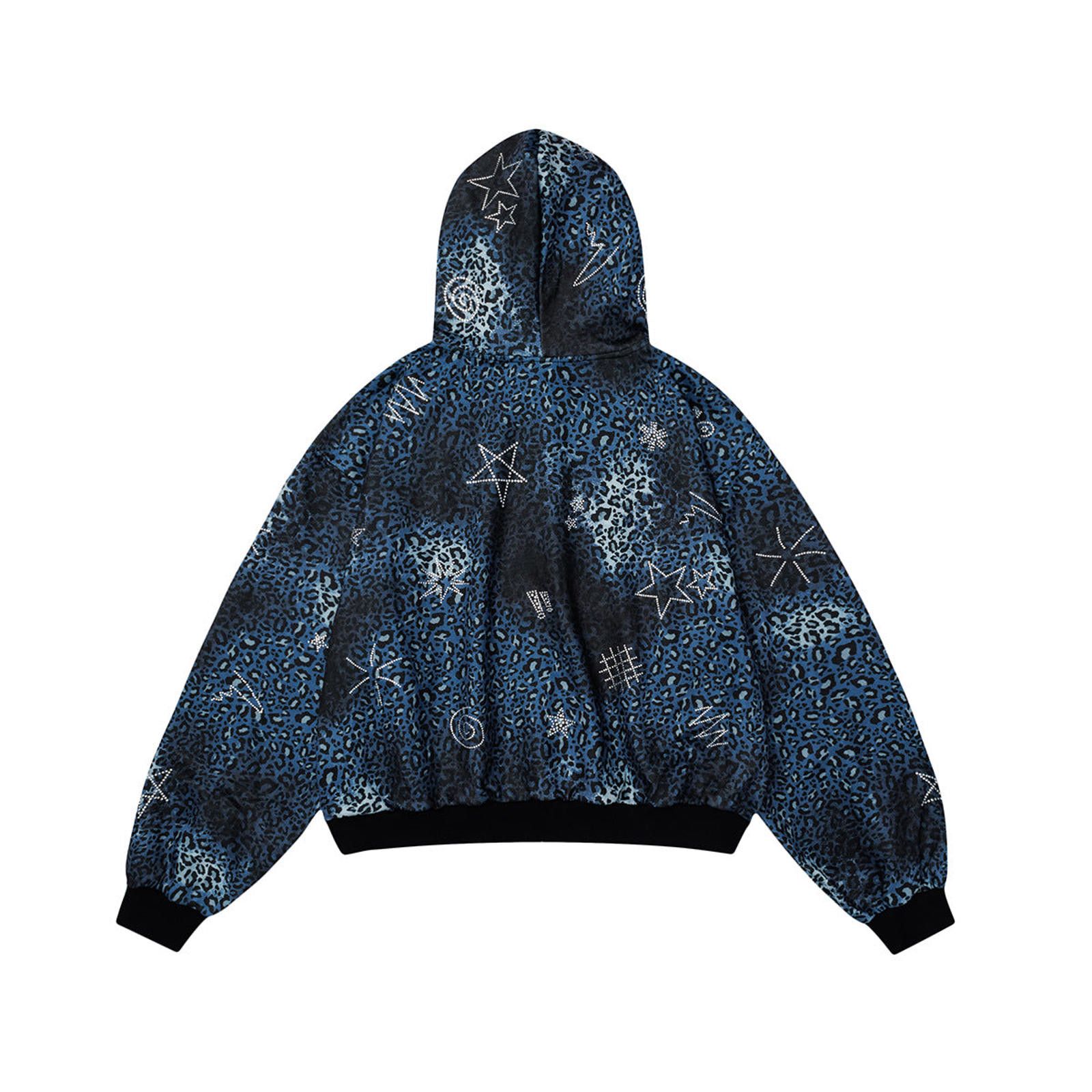 Japanese Brand Celestial Rhinestone Zip Hoodie Size US M / EU 48-50 / 2 - 4 Thumbnail