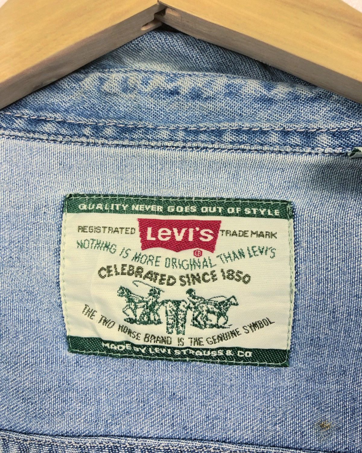 Levi's Rare Vintage Levi's Denim Button Ups Shirt Size US XL / EU 56 / 4 - 10 Thumbnail