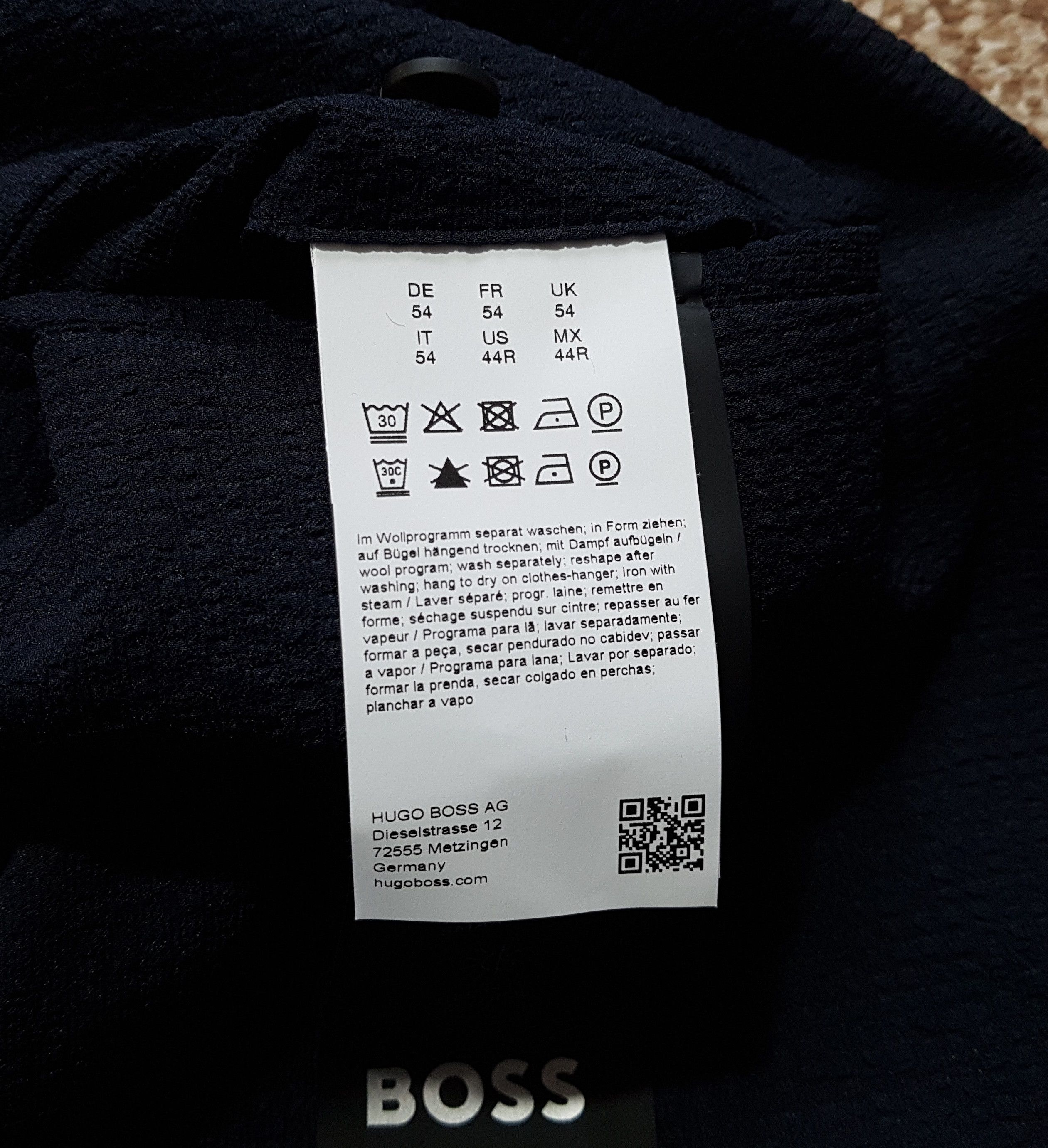 Hugo Boss Hugo Boss Performance P-Hanry-Wg-223 Blazer Jacket Slim 54 Size 44R - 10 Thumbnail