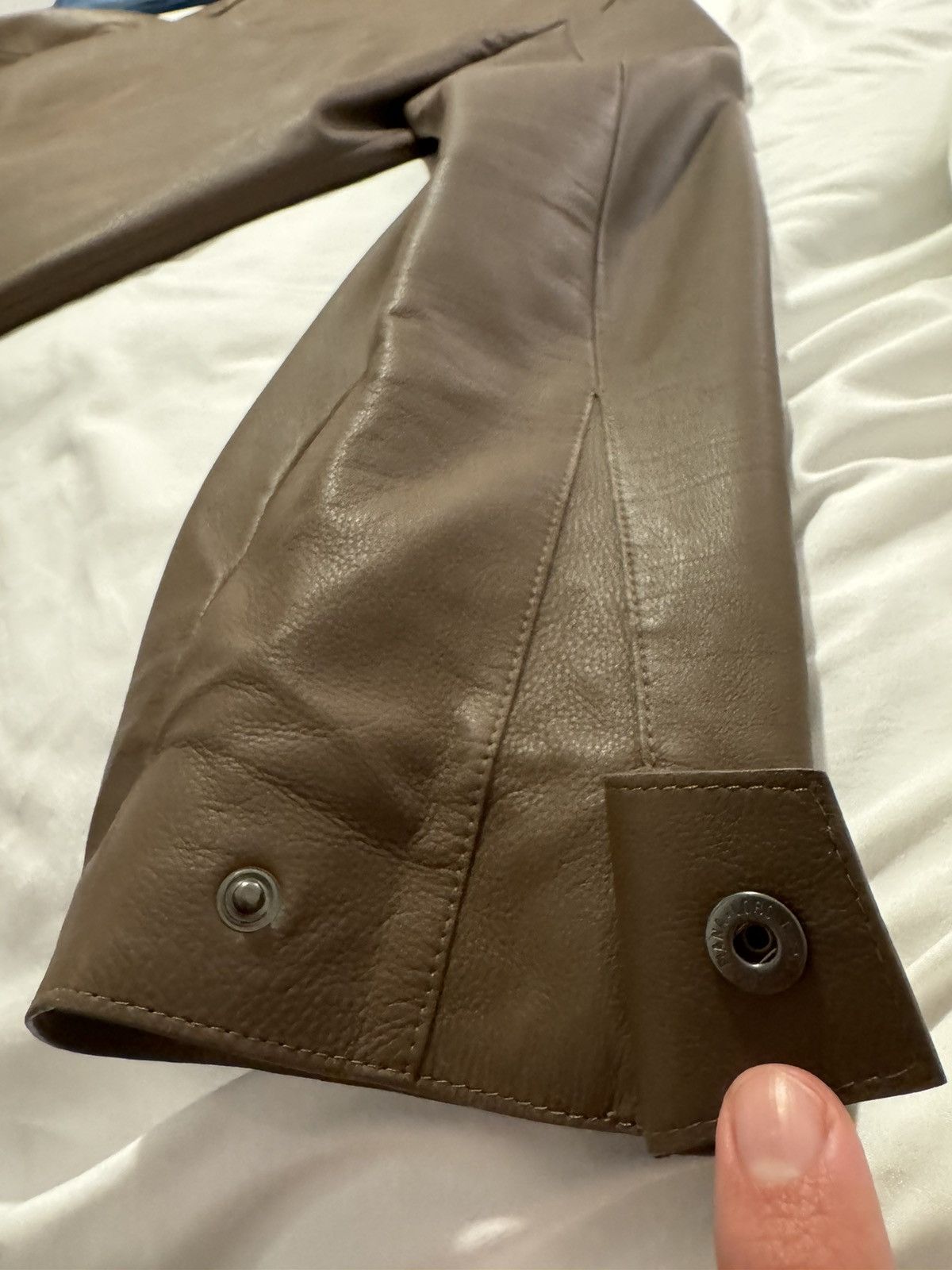 Designer × Loro Piana × Saint Laurent Paris Loro Piana brown leather jacket Size US XL / EU 56 / 4 - 7 Thumbnail