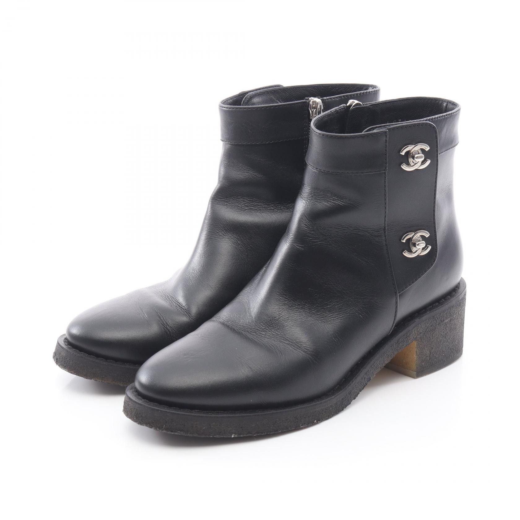 Chanel Chanel Chanel leather boots Leather Shoes DUTY FREE for USA Size ONE SIZE - 1 Thumbnail
