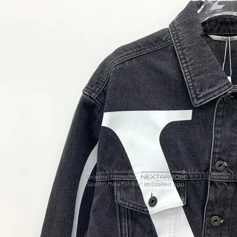 Valentino Valentino Black Cotton Men's Jacket . Size US S / EU 44-46 / 1 - 3 Thumbnail