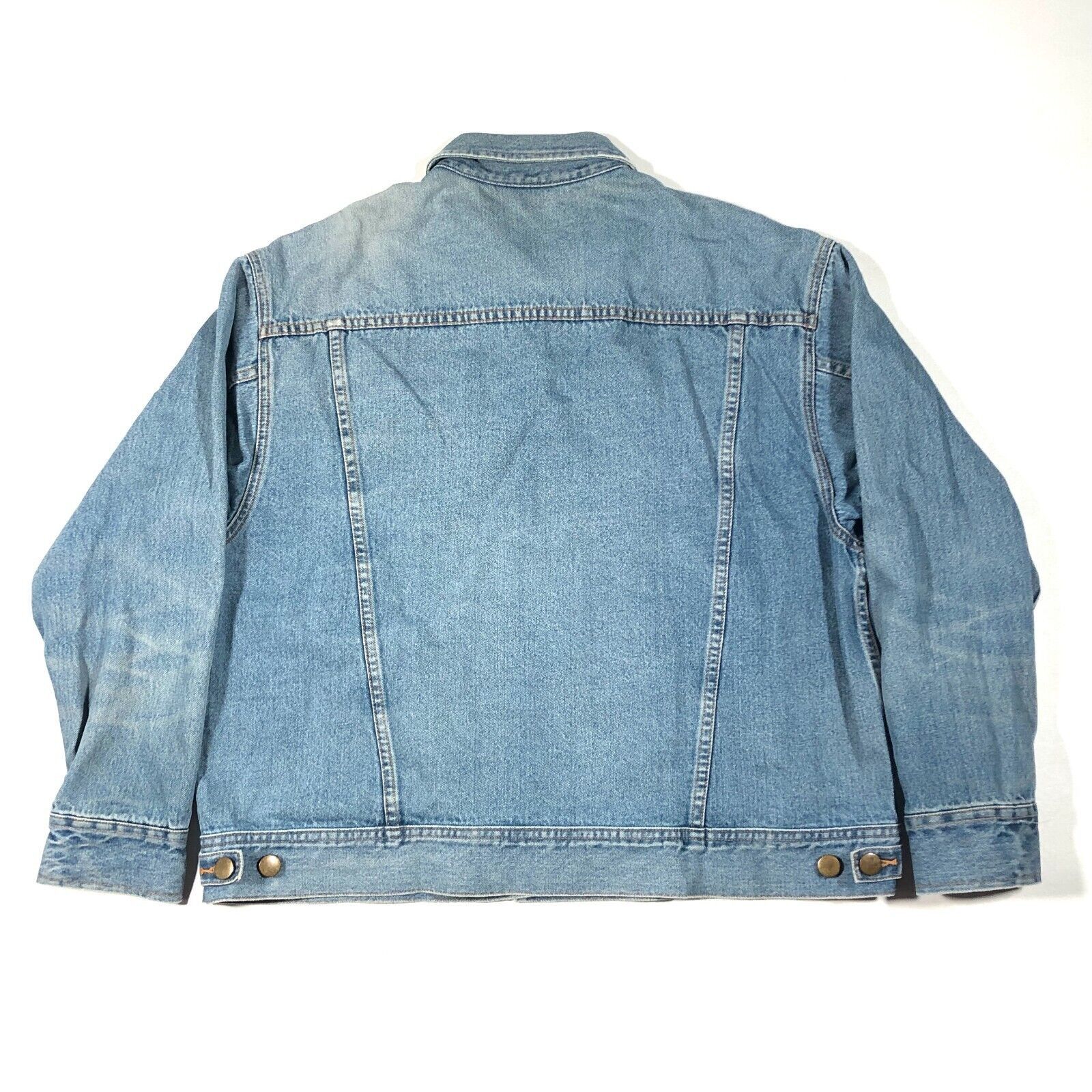 Shaver Lake × Vintage Shaver Lake Blue Denim Trucker Jacket size Large L B8 Size US L / EU 52-54 / 3 - 4 Thumbnail