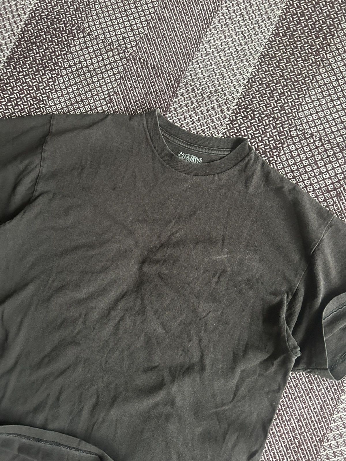 Vintage Vintage 2X Brown Blank Tee 90s Champs Sports Streetwear SZ M Size US M / EU 48-50 / 2 - 6 Thumbnail