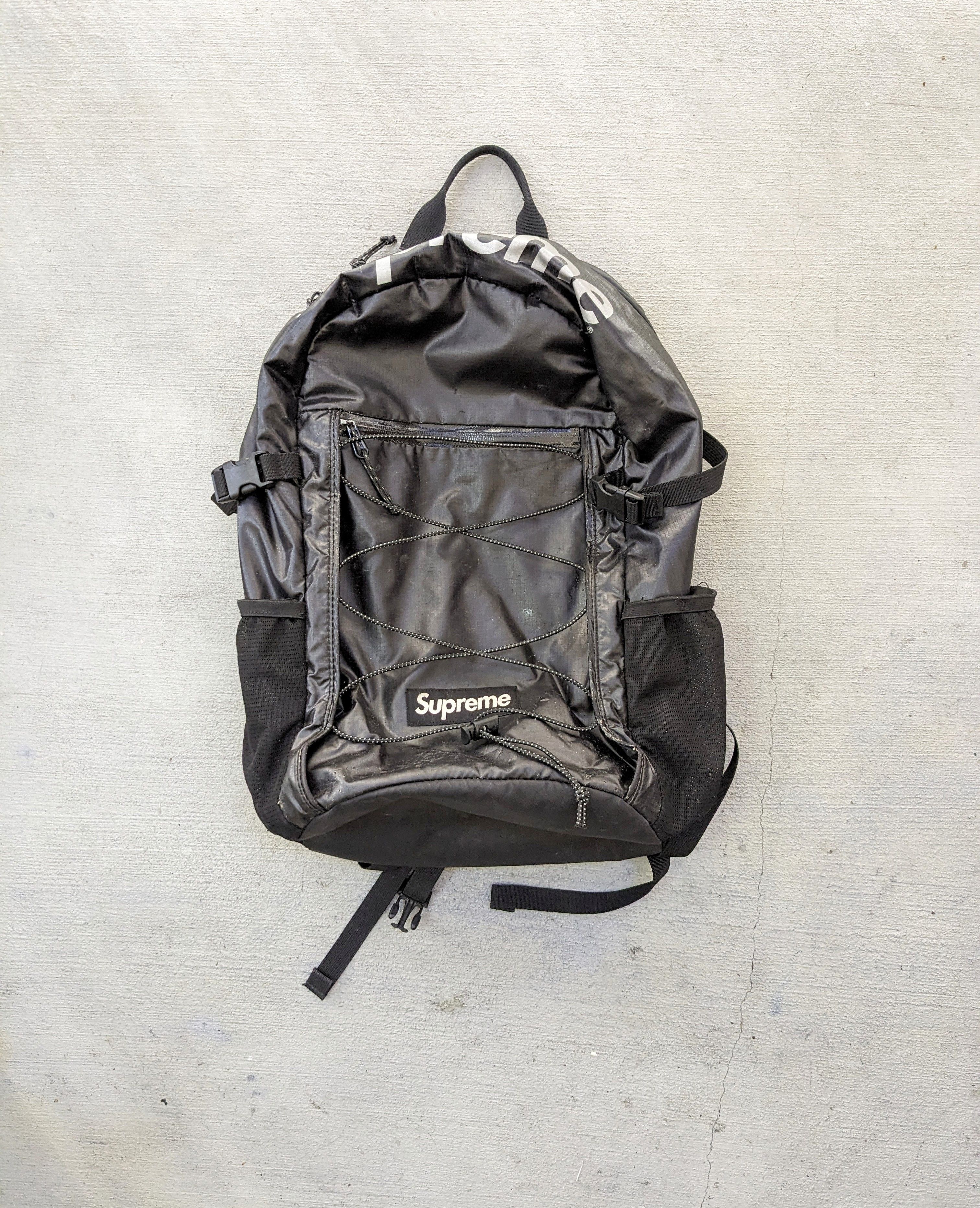 Supreme fw17 best sale backpack black