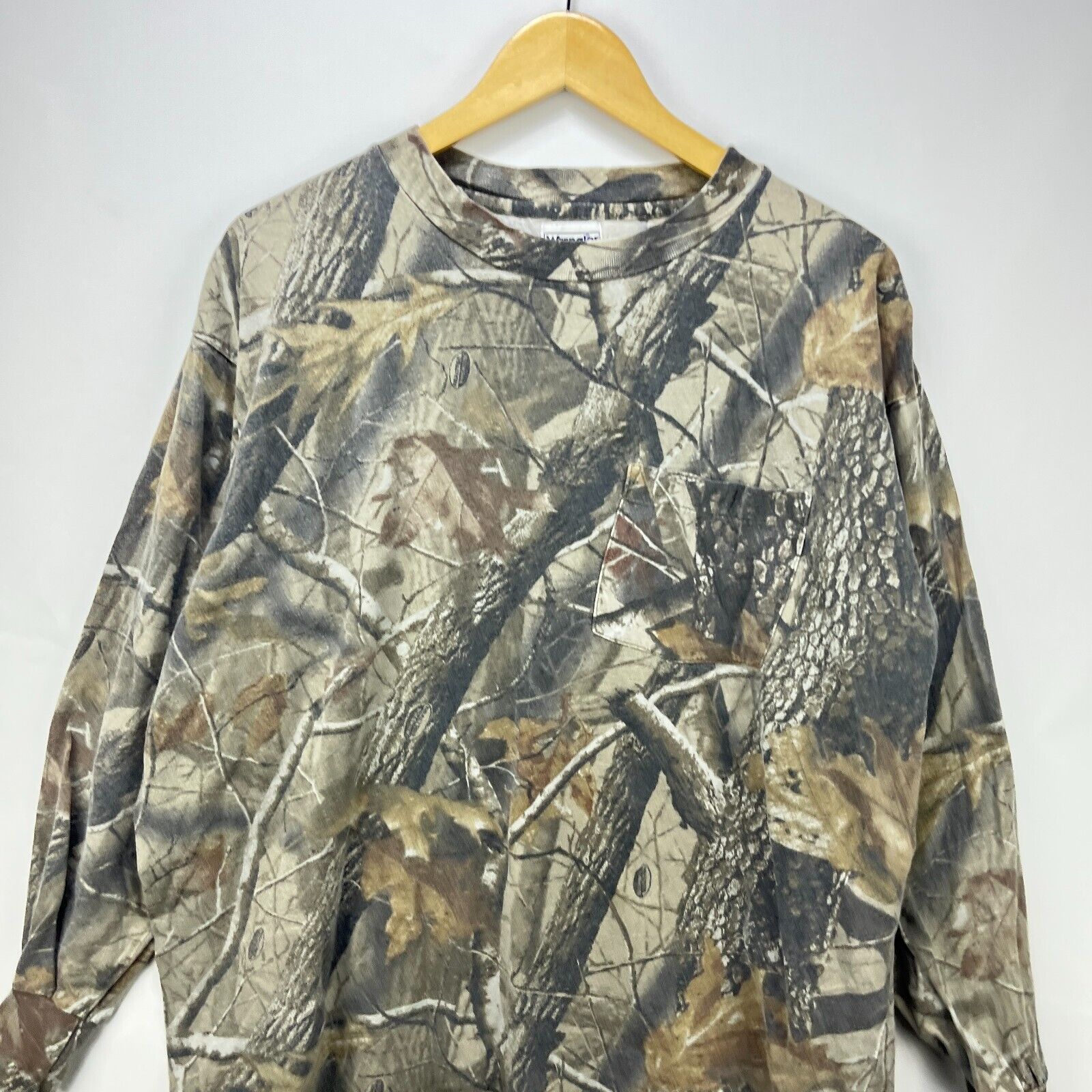 Vintage × Wrangler Vintage 90s Wrangler Realtree Camo Long Sleeve Shirt XL 2XL Size US XL / EU 56 / 4 - 2 Thumbnail