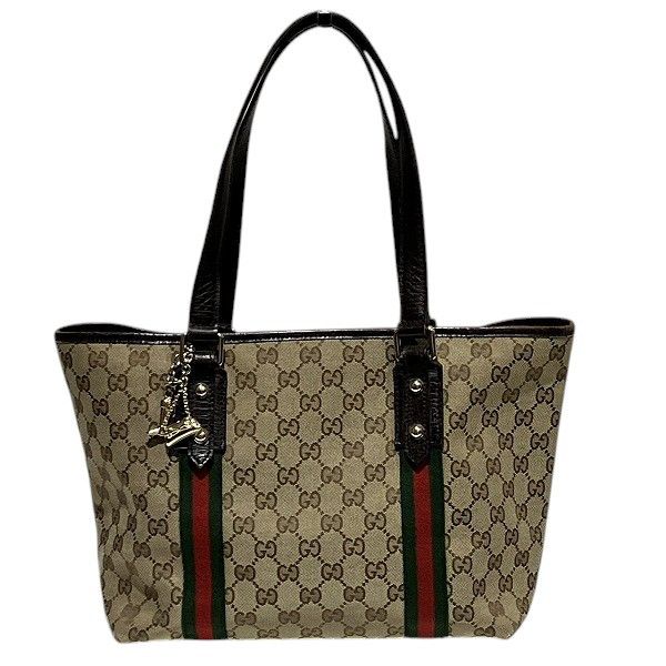 Gucci Gucci Sherry GG Canvas 2Way Bag Canvas Shoulder Bag 137396 in Brown, Women's